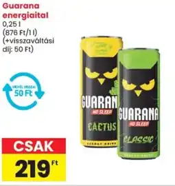 Spar Guarana energiaital ajánlat