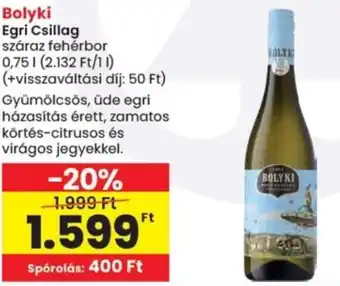 Spar Bolyki Egri Csillag ajánlat