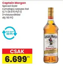 Spar Captain Morgan Spiced Gold ajánlat
