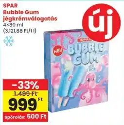 Spar SPAR Bubble Gum jégkrémválogatás ajánlat