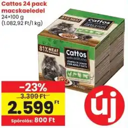 Spar Cattos 24 pack macskaeledel ajánlat