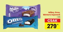 Spar Milka, Oreo, Minions tejsnack ajánlat