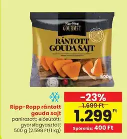 Spar Ripp-Ropp Rántott Gouda Sajt ajánlat