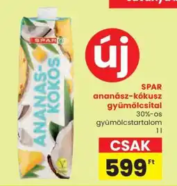 Spar SPAR ananász-kókusz gyümölcsital ajánlat