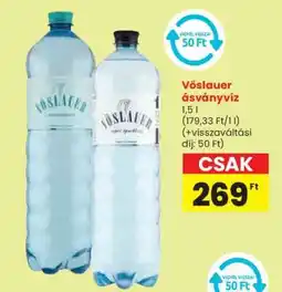 Spar Vöslauer ásványvíz ajánlat