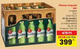 Spar Pilsner Urquell sör ajánlat