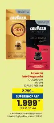 Spar Lavazza Kávékapszula ajánlat
