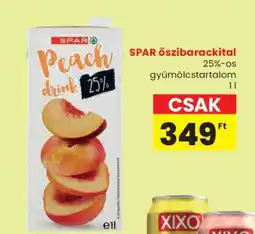 Spar SPAR őszibarackital ajánlat