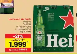 Spar Heineken sörpack ajánlat