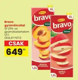Spar Bravo gyümölcsital ajánlat
