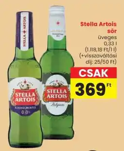 Spar Stella Artois sör ajánlat