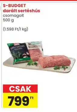 Spar Market S-BUDGET darált sertéshús ajánlat