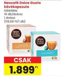 Spar Market NESCAFE Dolce Gusto kávékapszula ajánlat