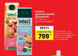 Spar Hohes C gyümölcsnektár, gyümölcslé ajánlat