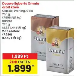 Spar Douwe Egberts Omnia Őrölt Kávé ajánlat