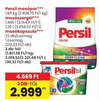 Spar PERSIL Mosókapszula ajánlat