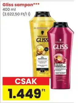 Spar Gliss sampon ajánlat