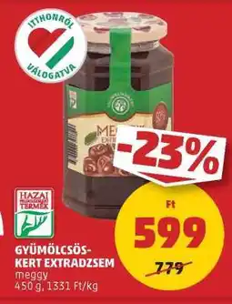PENNY GYÜMÖLCSÖS-KERT EXTRADZSEM meggy ajánlat
