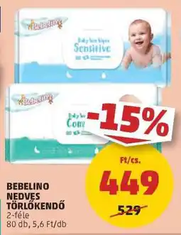 PENNY Bebelino Nedves Törlőkendő ajánlat