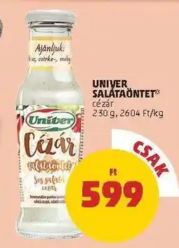 PENNY Univer Salátaöntet Cézár ajánlat