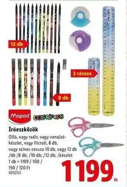 Lidl Maped Color'Peps Írószerek ajánlat