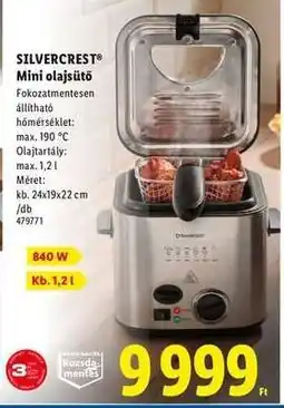 Lidl SILVERCREST Mini olajsütő ajánlat