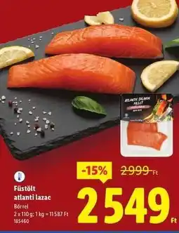 Lidl Füstölt atlanti lazac ajánlat