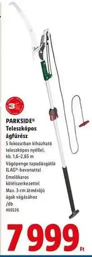 Lidl PARKSIDE Teleszkópos ágfűrész ajánlat