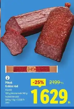 Lidl PIKOK Erdész rúd ajánlat