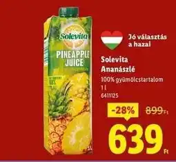 Lidl SOLEVITA Ananászlé ajánlat