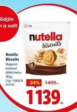 Lidl NUTELLA Biscuits ajánlat