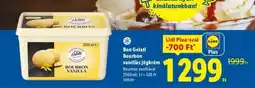 Lidl BON GELATI Bourbon vaníliás jégkrém ajánlat