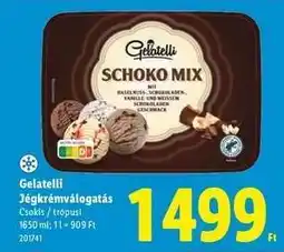 Lidl Gelatelli Jégkrémválogatás ajánlat
