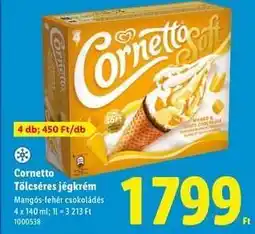 Lidl CORNETTO Tölcséres jégkrém ajánlat