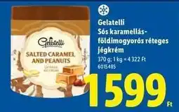 Lidl Gelatelli Salted Caramel and Peanuts Layered Ice Cream ajánlat