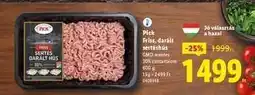 Lidl PICK Friss, darált sertéshús ajánlat