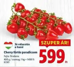 Lidl Cherry fürtös paradicsom ajánlat