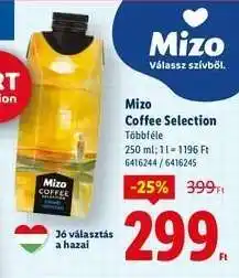 Lidl MIZO Coffee Selection ajánlat