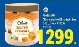 Lidl Gelatelli Sóskaramellás jégkrém ajánlat