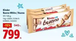 Lidl Kinder Bueno White / Bueno ajánlat