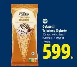Lidl Gelatelli Tejszínes jégkrém ajánlat