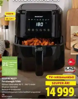 Lidl SILVERCREST Forrólevegős fritőz ajánlat