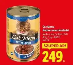 Lidl Cat Menü Nedves macskaeledel ajánlat