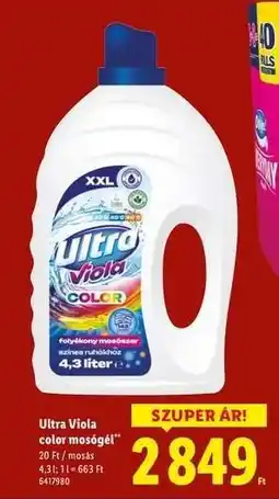 Lidl Ultra Viola color mosógél ajánlat
