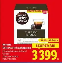 Lidl NESCAFE Dolce Gusto kávékapszula ajánlat