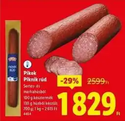 Lidl Pikok Piknik rúd ajánlat