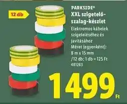 Lidl PARKSIDE XXL szigetelő-szalag-készlet ajánlat