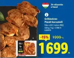 Lidl GRILLMEISTER Pácolt kacsamell ajánlat