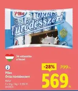 Lidl PILOS Óriás túródesszert ajánlat