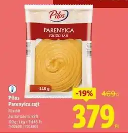 Lidl Pilos Parenyica sajt ajánlat